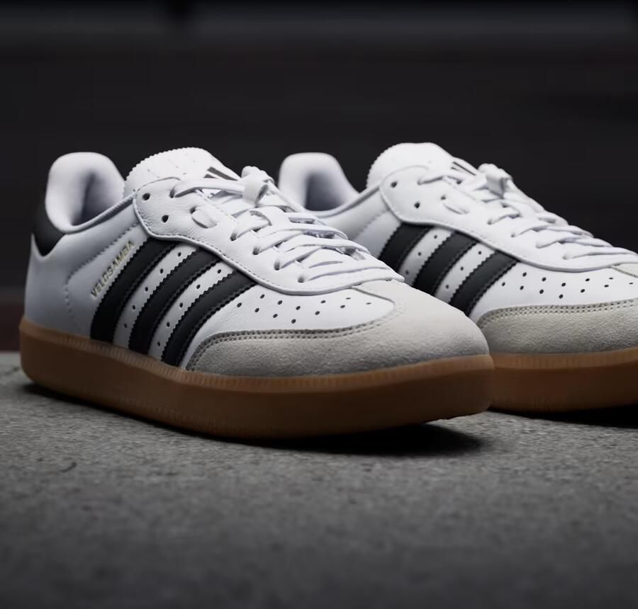 Adidas Perfor ce Velosamba Leren Schoenen Unisex Wit - Foto 8