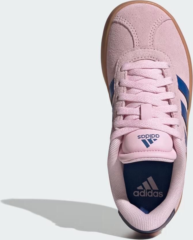 Adidas VL Court 3.0 K unisex kinder sneaker suède KI9492 royal blue clear pink - Foto 15