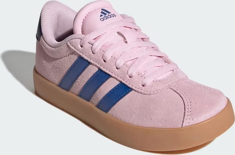 Adidas VL Court 3.0 K unisex kinder sneaker suède KI9492 royal blue clear pink - Foto 18