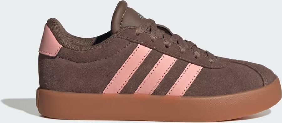 Adidas Sportswear VL Court leren sneakers bruin lichtroze - Foto 6