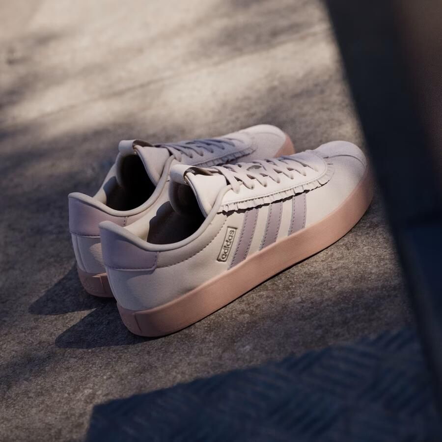 Adidas VL Court Sneakers Dames Roze 1 3 Mesh Synthetisch - Foto 14
