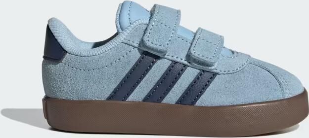 Adidas VL Court Babyschoenen Blauw Leer - Foto 3