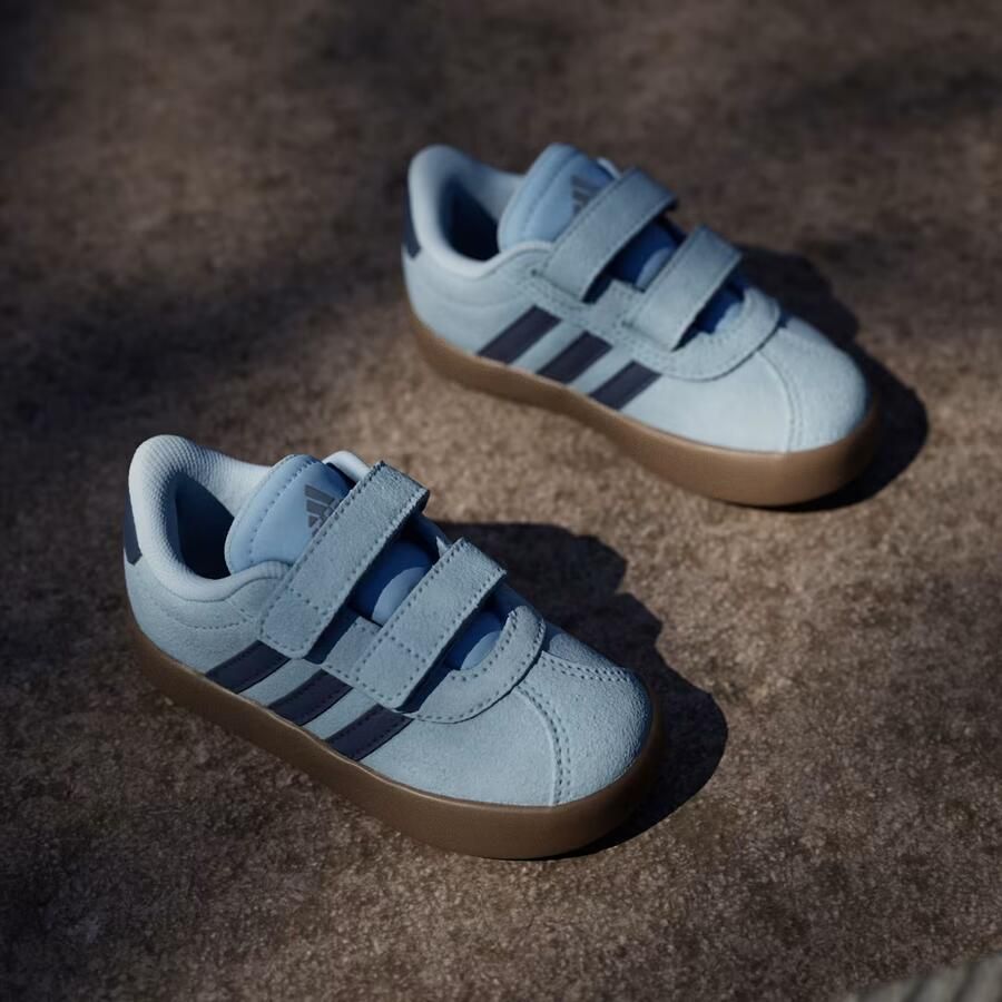 Adidas VL Court Babyschoenen Blauw Leer - Foto 6