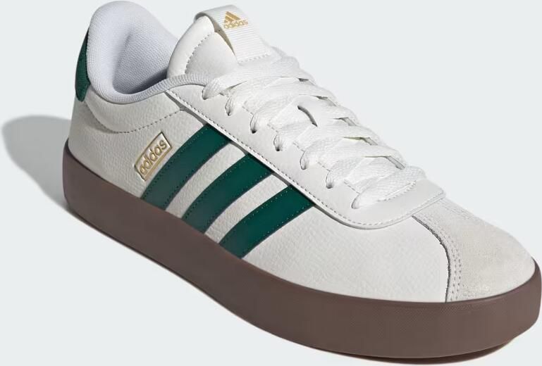 Adidas VL COURT 3.0 Herensneaker Schoenen Suèdeleer KJ6808 White Green - Foto 10