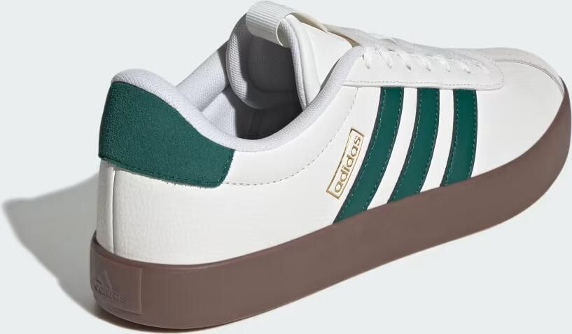 Adidas VL COURT 3.0 Herensneaker Schoenen Suèdeleer KJ6808 White Green - Foto 5