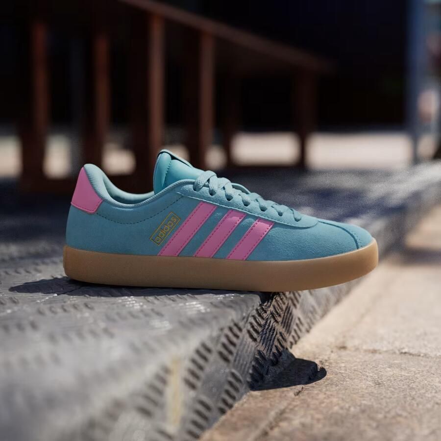 Adidas VL COURT 3.0 Women´s Sneaker Shoes IH6518 Turkoois roze - Foto 16