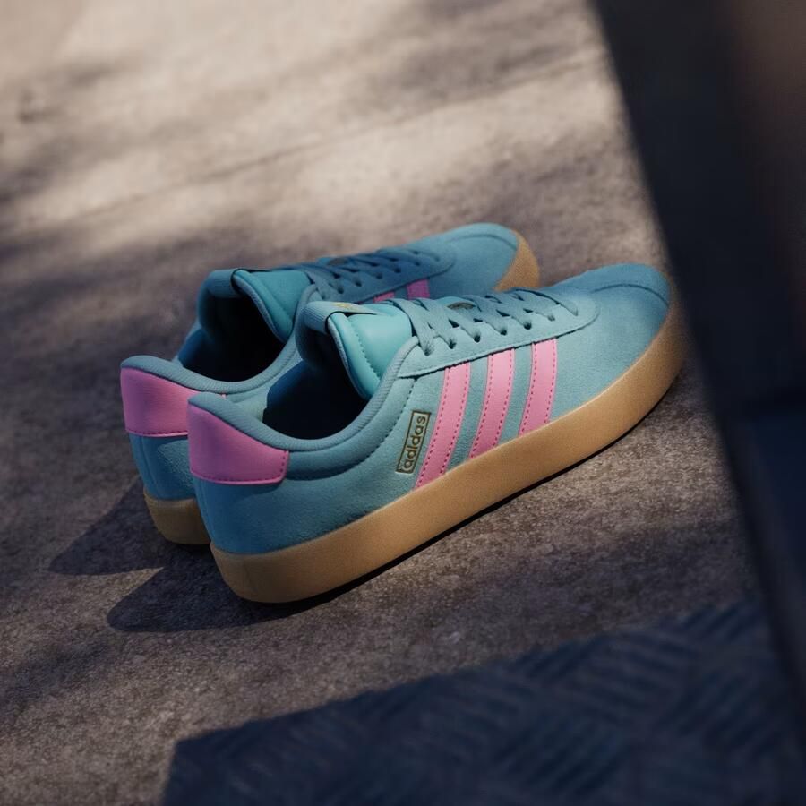 Adidas VL COURT 3.0 Women´s Sneaker Shoes IH6518 Turkoois roze - Foto 19