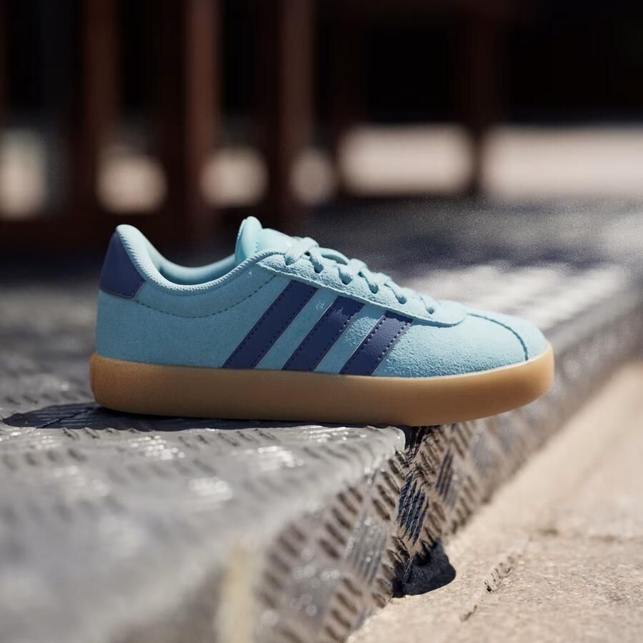 Adidas Sportswear VL Court 3.0 suede sneakers lichtblauw donkerblauw - Foto 6