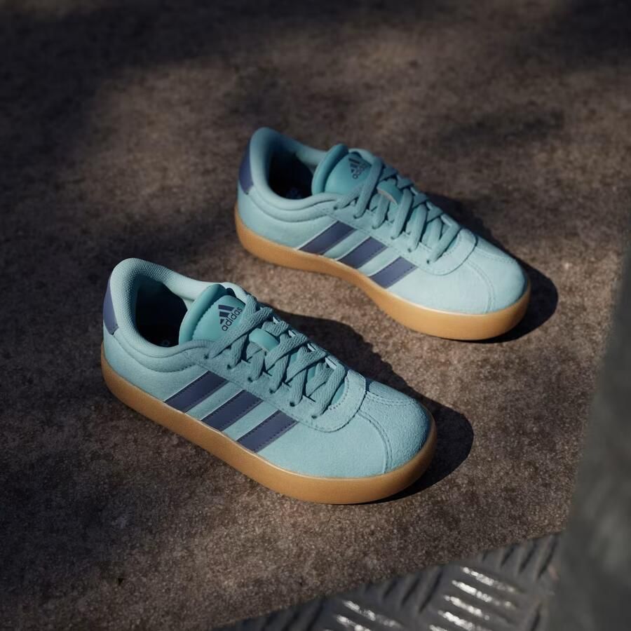 Adidas Sportswear VL Court 3.0 suede sneakers lichtblauw donkerblauw - Foto 8