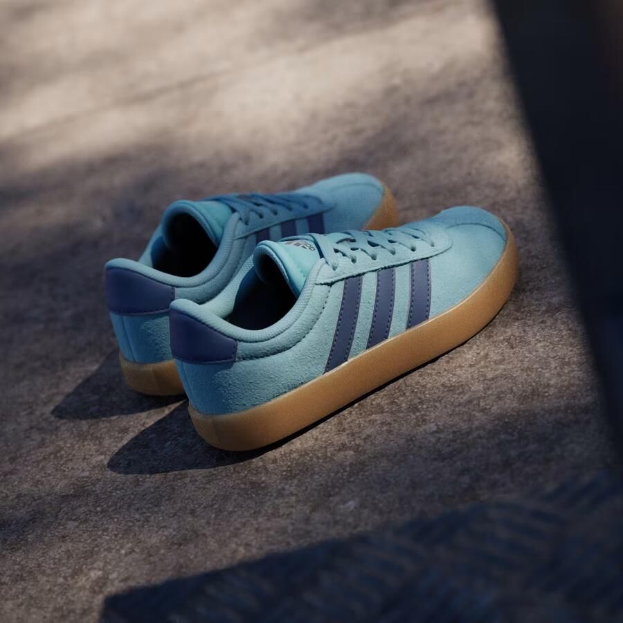Adidas Sportswear VL Court 3.0 suede sneakers lichtblauw donkerblauw - Foto 9