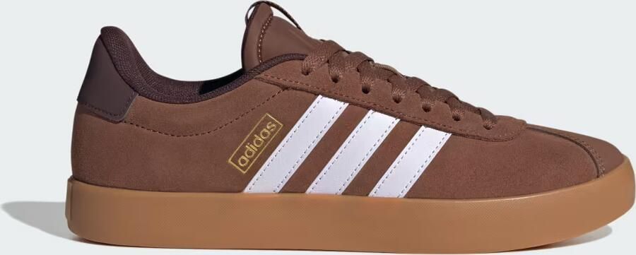Adidas Sportswear VL Court leren sneakers bruin lila - Foto 15