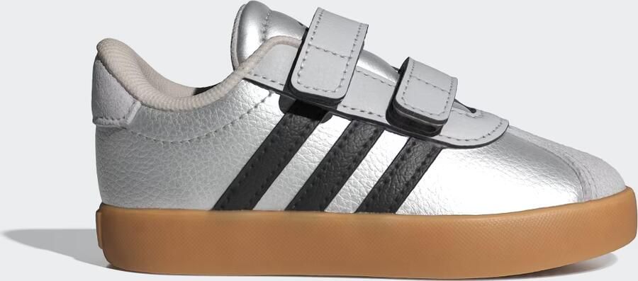 Adidas Sportswear VL Court 3.0 Skateboardschoenen Kids Kinderen Zilver - Foto 2