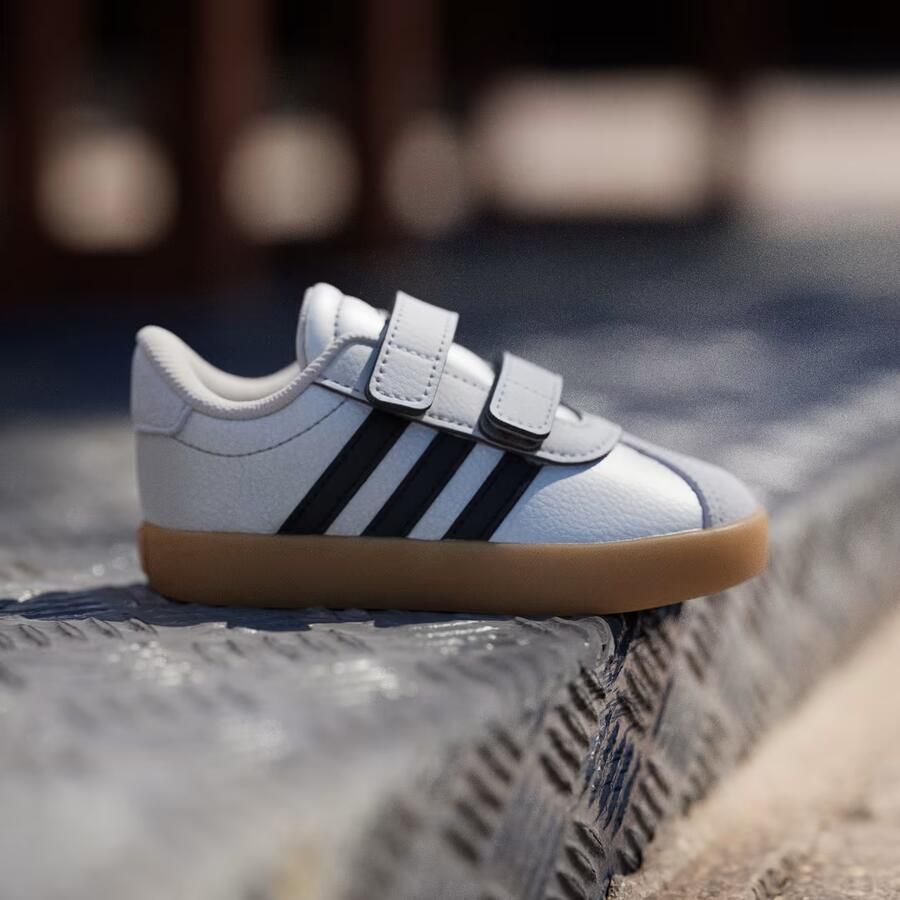 Adidas Sportswear VL Court 3.0 Skateboardschoenen Kids Kinderen Zilver - Foto 3