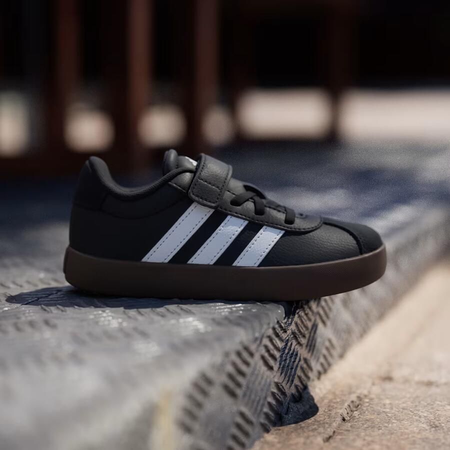 Adidas Sportswear VL Court 3.0 sneakers zwart wit Suede 28 - Foto 4
