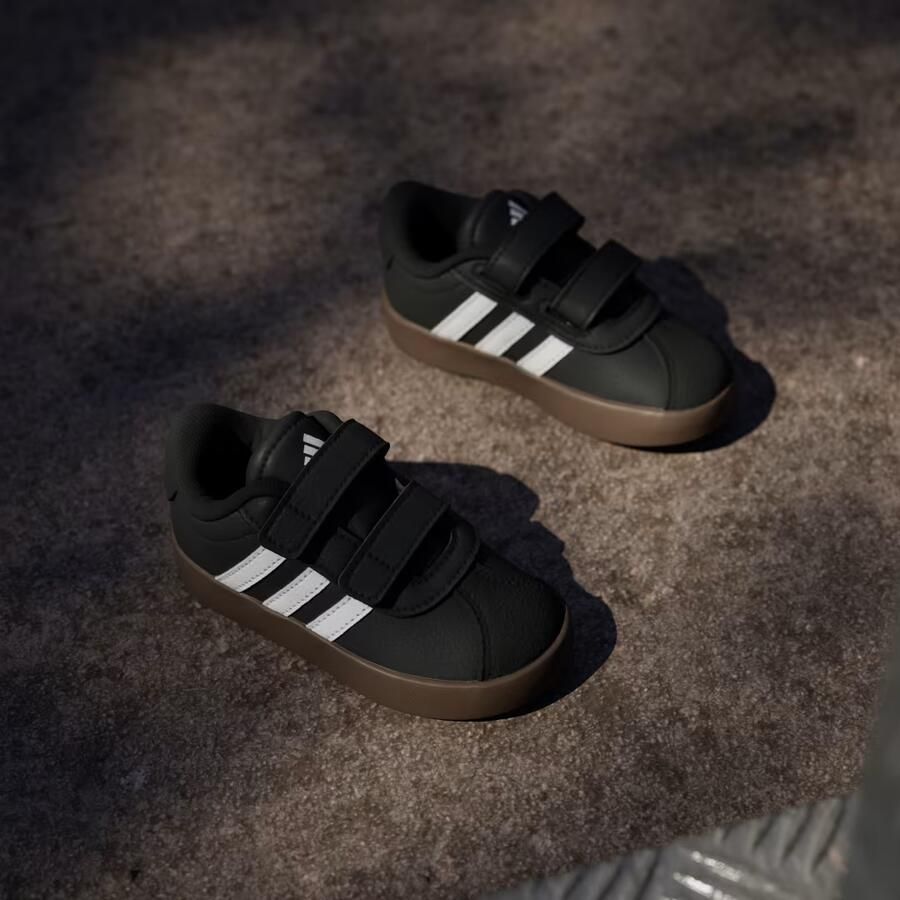 Adidas Sportswear VL Court 3.0 sneakers zwart wit Suede 22 - Foto 8