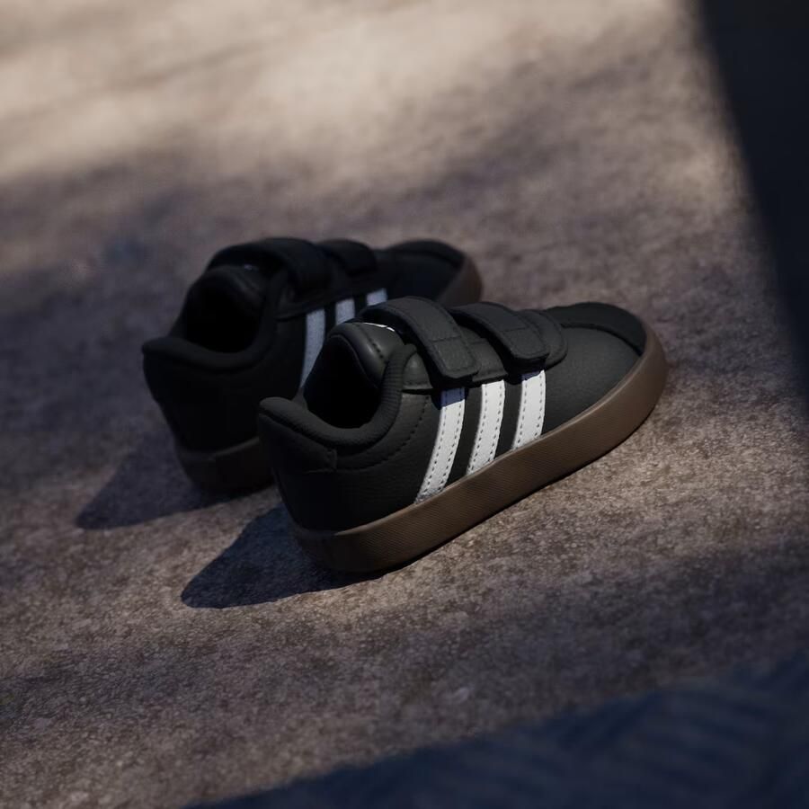 Adidas Sportswear VL Court 3.0 sneakers zwart wit Suede 22 - Foto 9