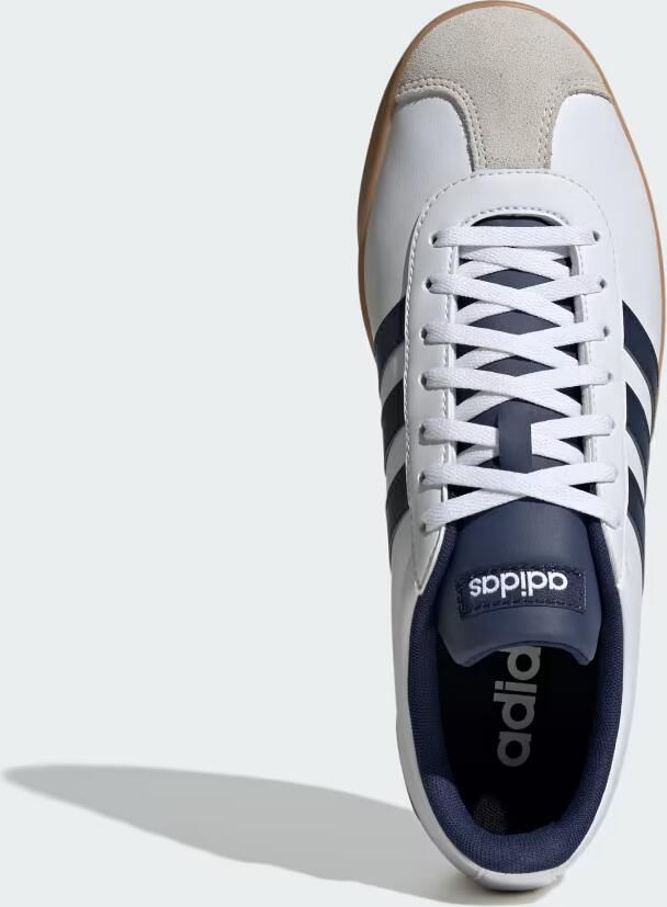 Adidas Heren VL COURT Base Sneakers Leren Schoenen JQ3037 Wit - Foto 2
