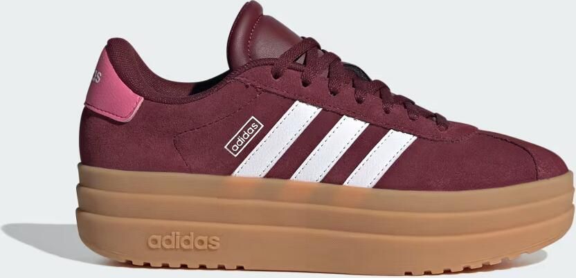 Adidas Sportswear VL Court Bold suède sneakers donkerrood wit Suede 37 1 3 - Foto 7