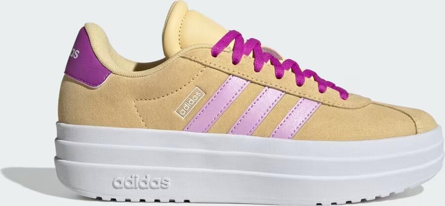 Adidas Sportswear VL Court Bold sneakers lichtgeel roze fuchsia - Foto 7