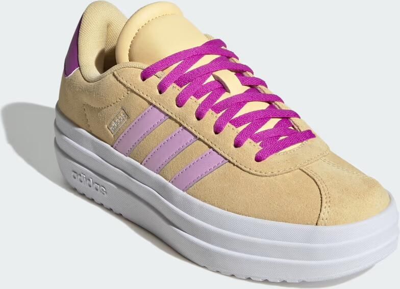 Adidas Sportswear VL Court Bold sneakers lichtgeel roze fuchsia - Foto 5