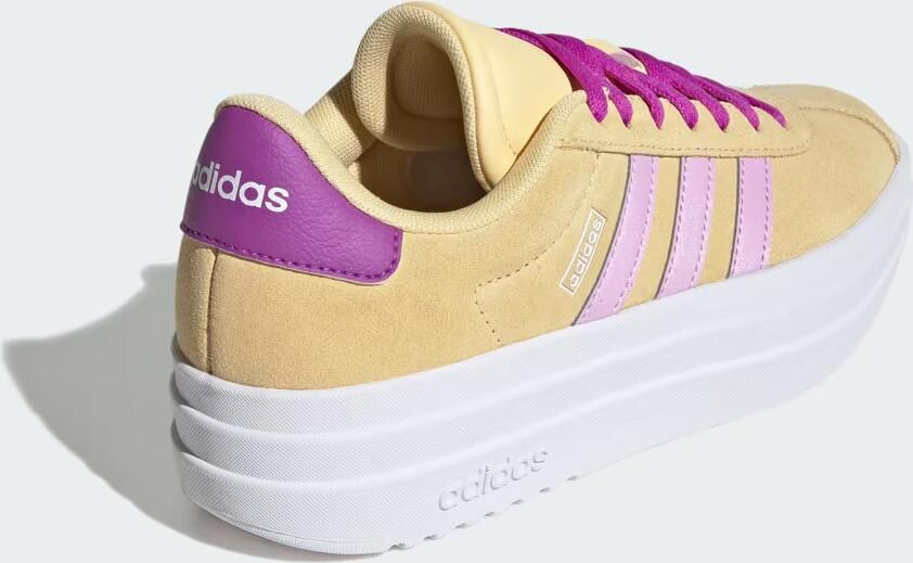 Adidas Sportswear VL Court Bold sneakers lichtgeel roze fuchsia - Foto 6