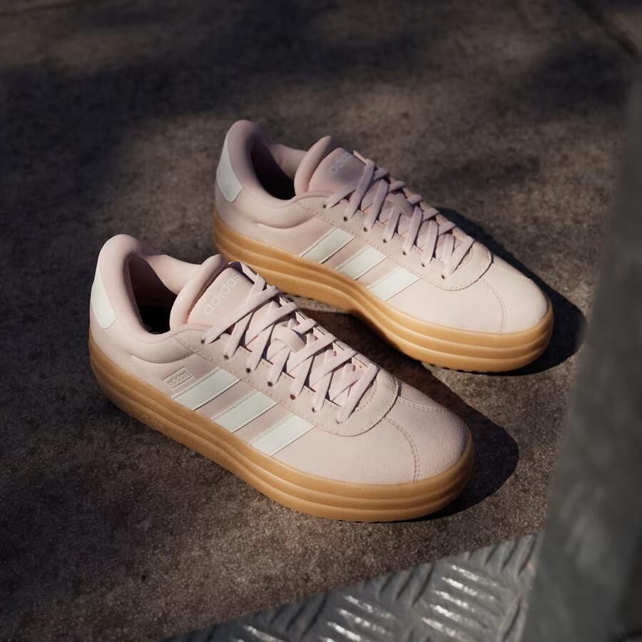 Adidas dames VL COURT BOLD plateau sneaker schoen IH9151 Roze - Foto 18