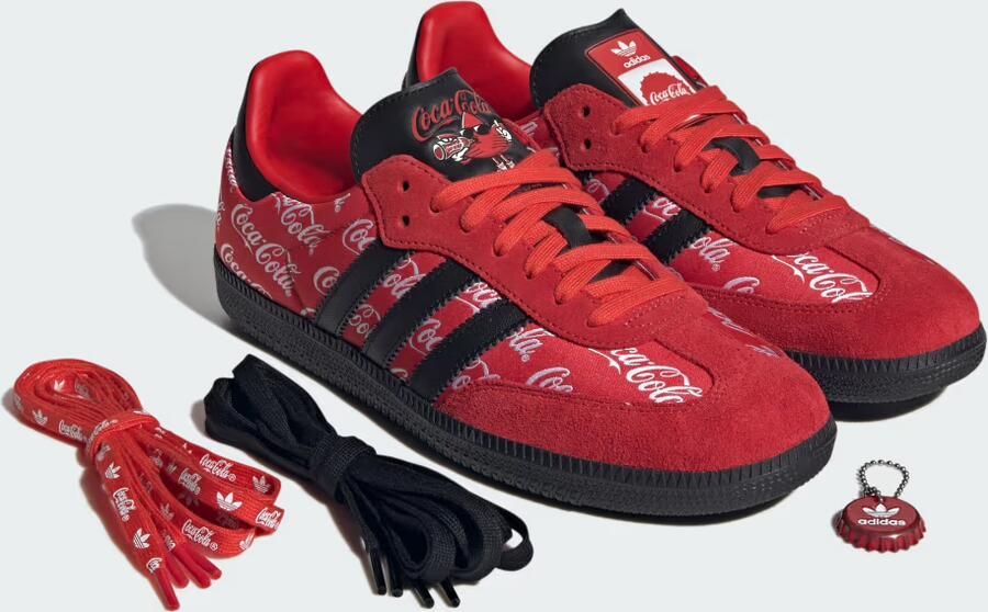 Adidas Samba Sneakers Heren Rood 2 3 Leer - Foto 4