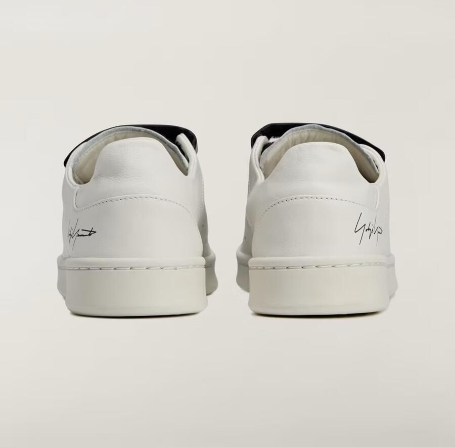 Y-3 Hook-And-Loop Lage Top Leren Sneakers White - Foto 7
