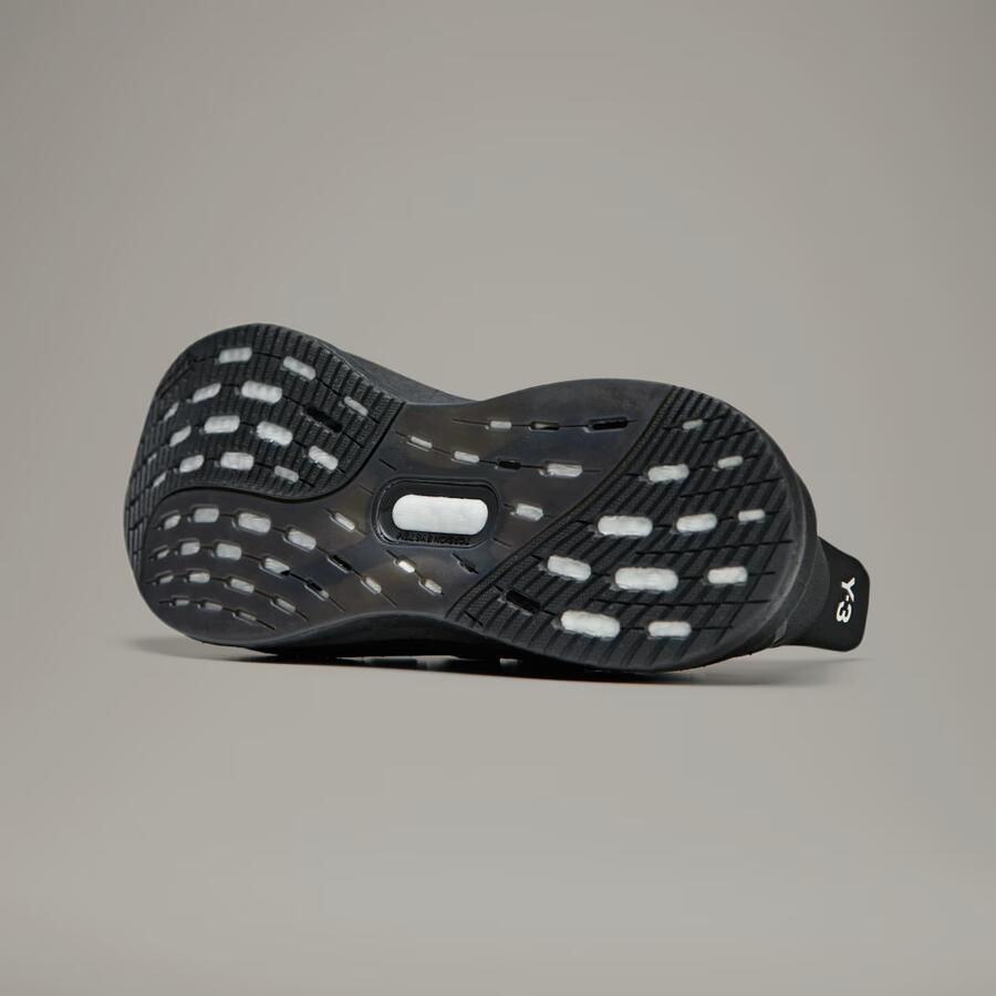 Y-3 Sneakers met gestructureerde platformzool en geperforeerde neus Black - Foto 5