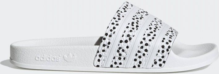Adidas Adilette Dames Slippers en Sandalen White Synthetisch - Schoenen.nl