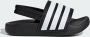 Adidas Sportswear adilette Estrap Badslippers Kids Kinderen Zwart - Thumbnail 2