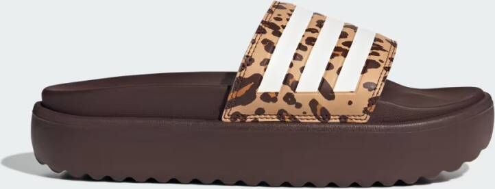 Adidas Sportswear adilette Platform Badslippers Bruin - Foto 6