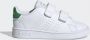 Adidas Advantage I Jongens Sneakers Ftwr White Green Grey Two F17 - Thumbnail 4