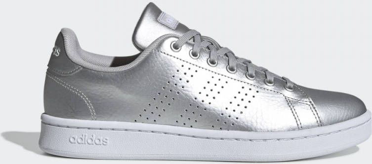 Adidas Sneaker Laag Dames Advantage Silver Zilver | 37 - Schoenen.nl