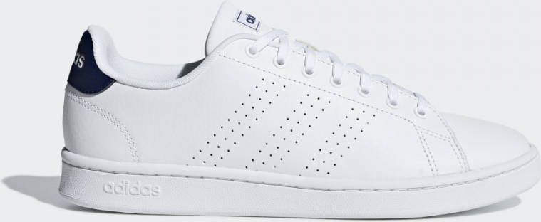 Adidas Advantage Heren Sneakers Ftwr White/Dark Blue - Schoenen.nl