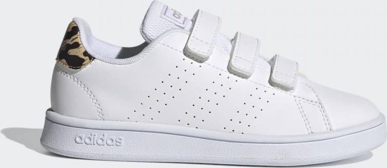 Adidas Velcroschoen Meisjes Maat 28/32 Advantage C Wit | 32 - Schoenen.nl
