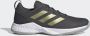 Adidas APAC Halo Multi-Court Tennisschoenen Grey Six Gold Metallic Cloud White Dames - Thumbnail 5