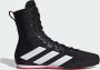 Adidas Box Hog 4 Boksschoenen Zwart Wit Ruby - Thumbnail 2
