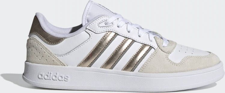 Adidas breaknet plus sneakers wit/goud dames - Schoenen.nl