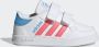Adidas breaknet sneakers wit roze baby kinderen - Thumbnail 2