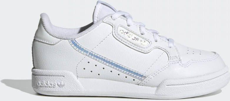 Adidas Originals Continental 80 C leren sneakers wit zilver - Foto 4