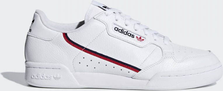 Adidas Originals Continental 80 Heren Cloud White / Scarlet ... Adidas Originals Continental 80 Heren Cloud White / Scarlet ...