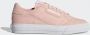 Adidas Continental Vulc J Lage sneakers Meisjes Roze - Thumbnail 4
