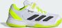 Adidas Perfor ce Courtflash Tennisschoenen met Klittenband Kids Kinderen Wit - Thumbnail 2
