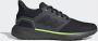Adidas Performance EQ19 Run Winter hardloopschoenen antraciet zwart signal groen - Thumbnail 3