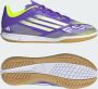 Adidas Perfor ce F50 Club IN junior voetbalschoenen paars wit geel - Thumbnail 3