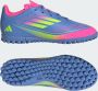 Adidas Perfor ce F50 Club Turf Voetbalschoenen Kids Kinderen Blauw - Thumbnail 3