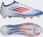 Adidas F50 Elite Gras Voetbalschoenen (FG) Wit Rood Blauw - Thumbnail 3