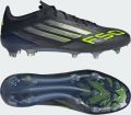 Adidas F50 Elite Gras Voetbalschoenen (FG) Zwart Zilver Neongeel - Lemon/Geel