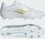 Adidas F50 League Gras Kunstgras Voetbalschoenen (MG) Wit Goud - Thumbnail 3